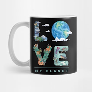 love my planet Mug